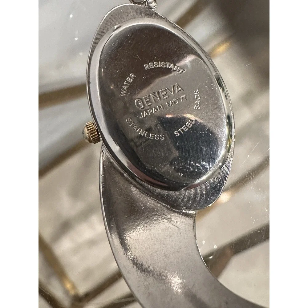 Geneva Gold and Silver Tone Quartz Analog Women's Watch